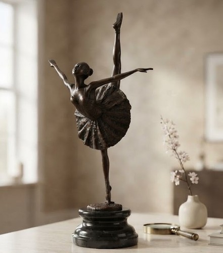 Bronzefigur ballerina - bronzefigur,