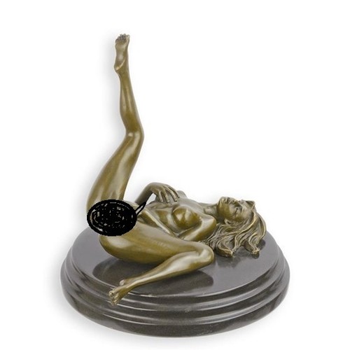 Erotische bronze liegende - erotische,