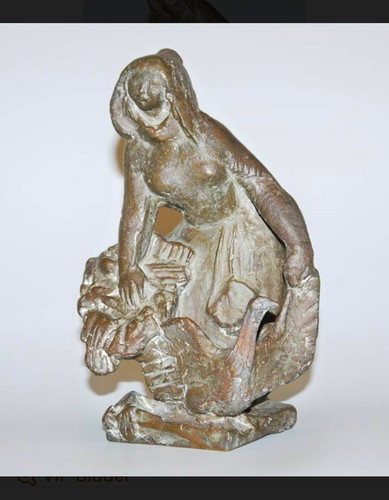 Skulptur sitzende frau - sitzende, aus