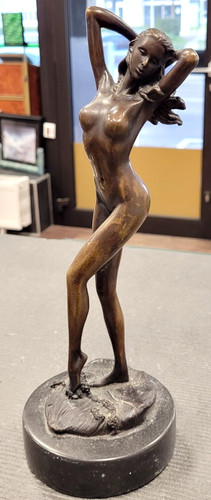 Bronzefigur skulptur - bronzefigur,