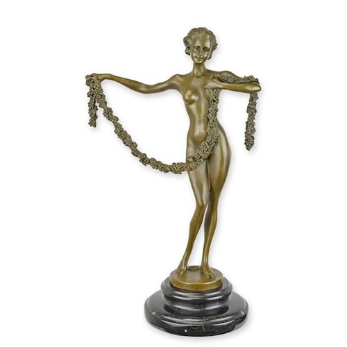 Bronzefigur skulptur - bronzefigur,