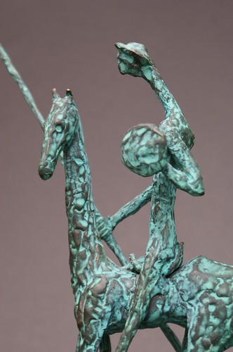 Signierte bronze skulptur - bronze,