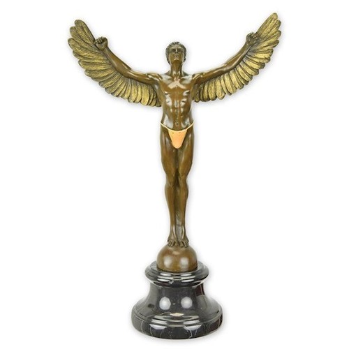 Ikar bronzeskulptur ikarus - ikar,