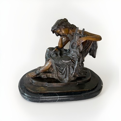 Patinierte bronze orpheus - patinierte,
