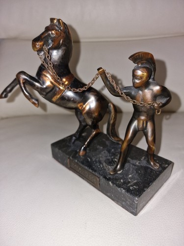 Figur gladiator mit pferd - figur,