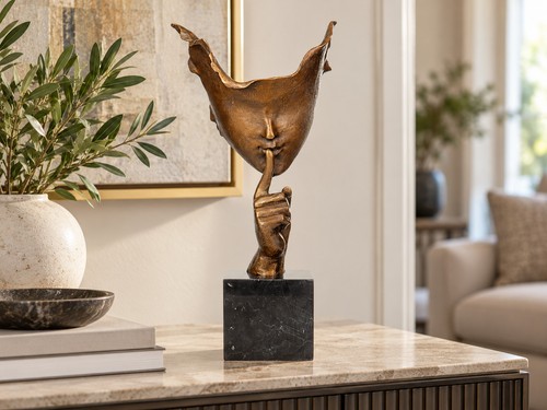 Bronze skulptur abstrakte frau - skulptur,