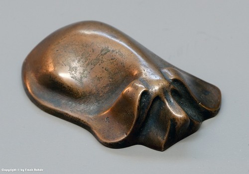 Kleine bronze hund finger - -,