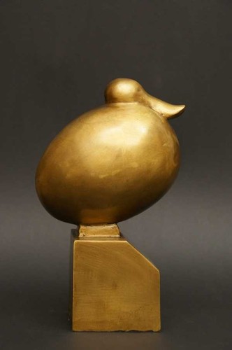 Bronzefigur ente by - bronzefigur, 'ente''