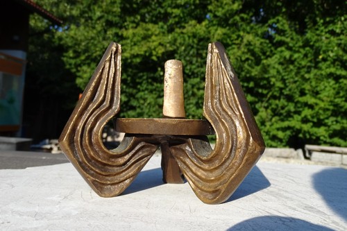 1970 bronze kerzenleuchter - c.1970?,