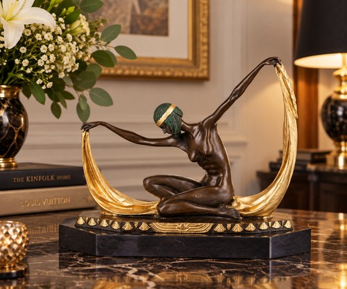 Art déco bronze - déco, skulptur