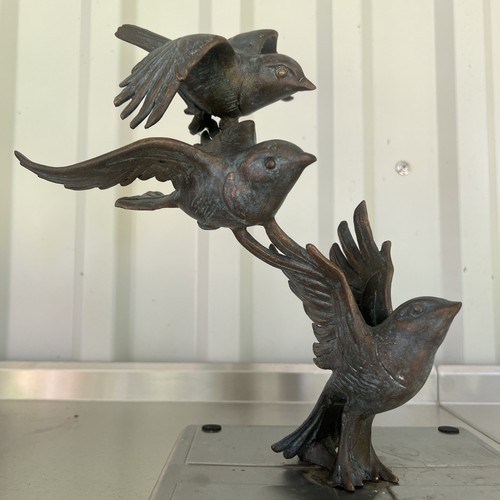 Vogel gruppe rifo bronze - vogel,