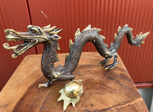 37cm echt bronze metall - bronze,