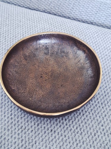Bronze dekoschale massiv - bronze,