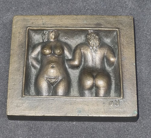 Otto hofner bronze plakette - hofner,