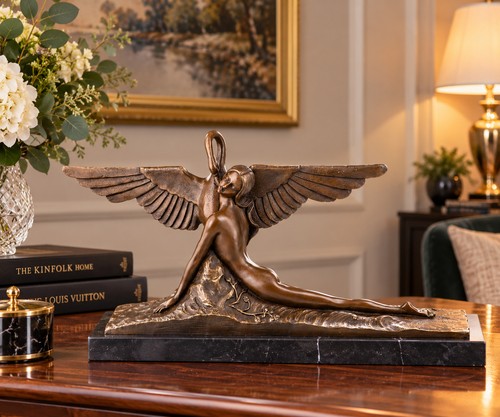 Bronze skulptur leda und - leda, der