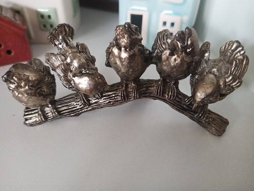 Bronze vögel auf ast - vögel,