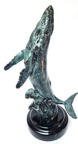 Bronze statue springender - bronze,