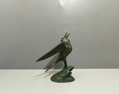 Bronze figur vogel wohl - figur,