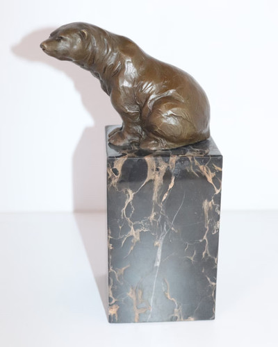 Bronze skulptur figur - skulptur,