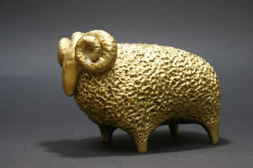 Bronzefigur ram widder - ',