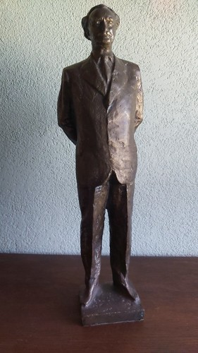 Schöne bronze figur die - schöne, figur,