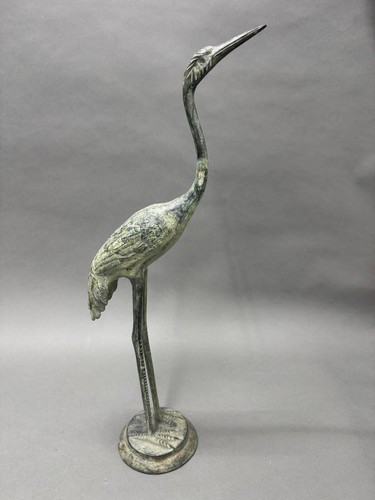 Reiher hoch bronze - reiher,