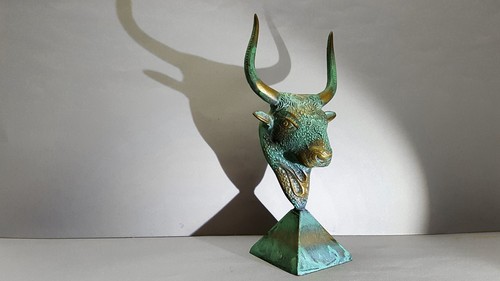 Bronze stier - bronze,