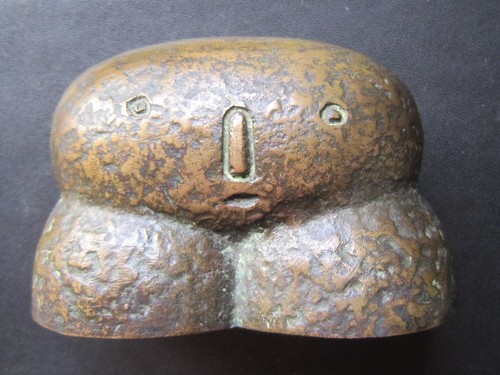 Moderne bronze figur kopf - moderne,
