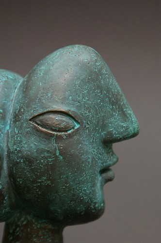 Bronze büste picasso - büste, 'tete