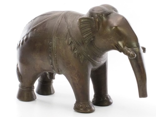 Antike bronzefigur elefant - antike,