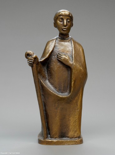 Bronze skulptur hirte - bronze,