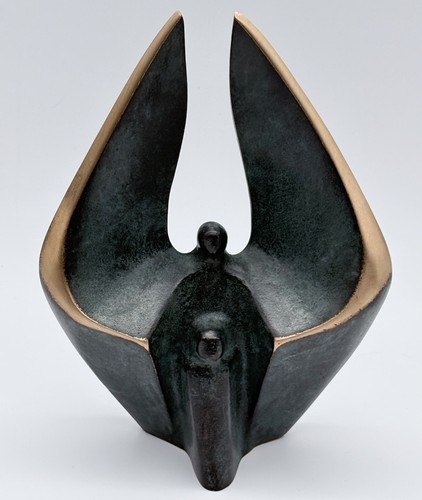 Bronze skulptur schutzengel - bronze, „schutzengel