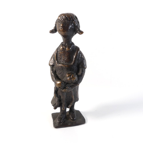 Signierte bronze figur - signierte,