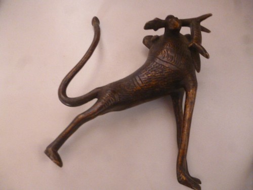 Alte bronze figur hyäne - alte,