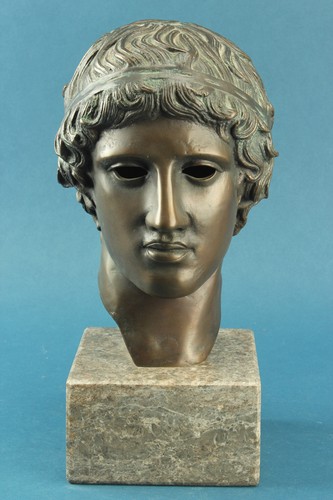 Bronze kopf eines - bronze,