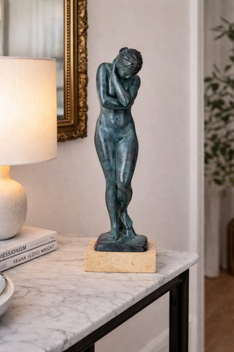 Bronze skulptur eva nach - bronze,