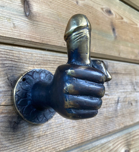 10cm metall bronze garderoben - 10cm,