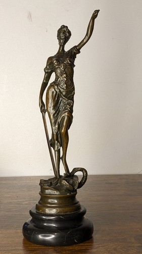 Antike bronzeskulptur göttin - antike,