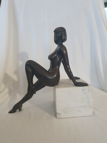 Skulptur bronze bronzeplastik - bronze,