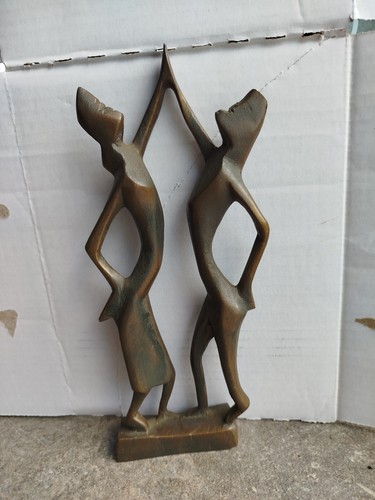 Bronze figur kunst mann und - figur,