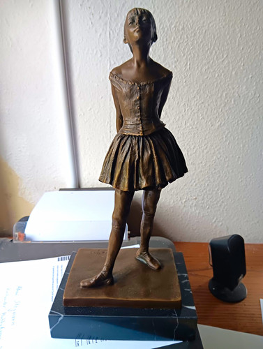 Bronzefigur junge ballerina - bronzefigur-junge,